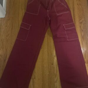 Forever 21 Burgundy Pants